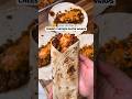 High Protein Cheesy Chicken Fajita Wraps #shorts