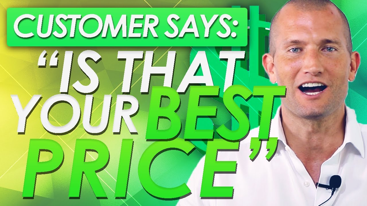 Car Sales Training "Is That Your Best Price" YouTube