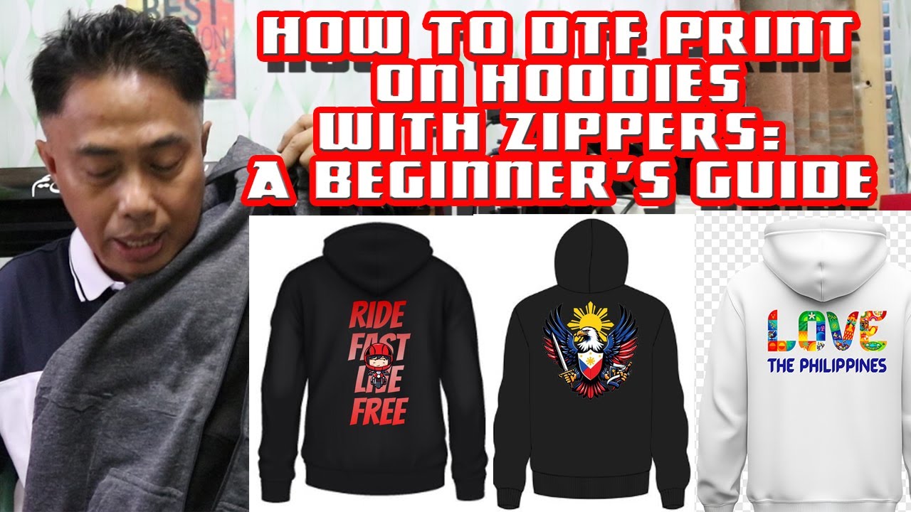 How to DTF Print on Hoodies with Zippers A Beginner's Guide