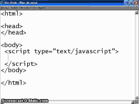 Primer programa con JavaScript