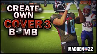 Create your own Cover 3 Bombs with these routes in Madden 22!