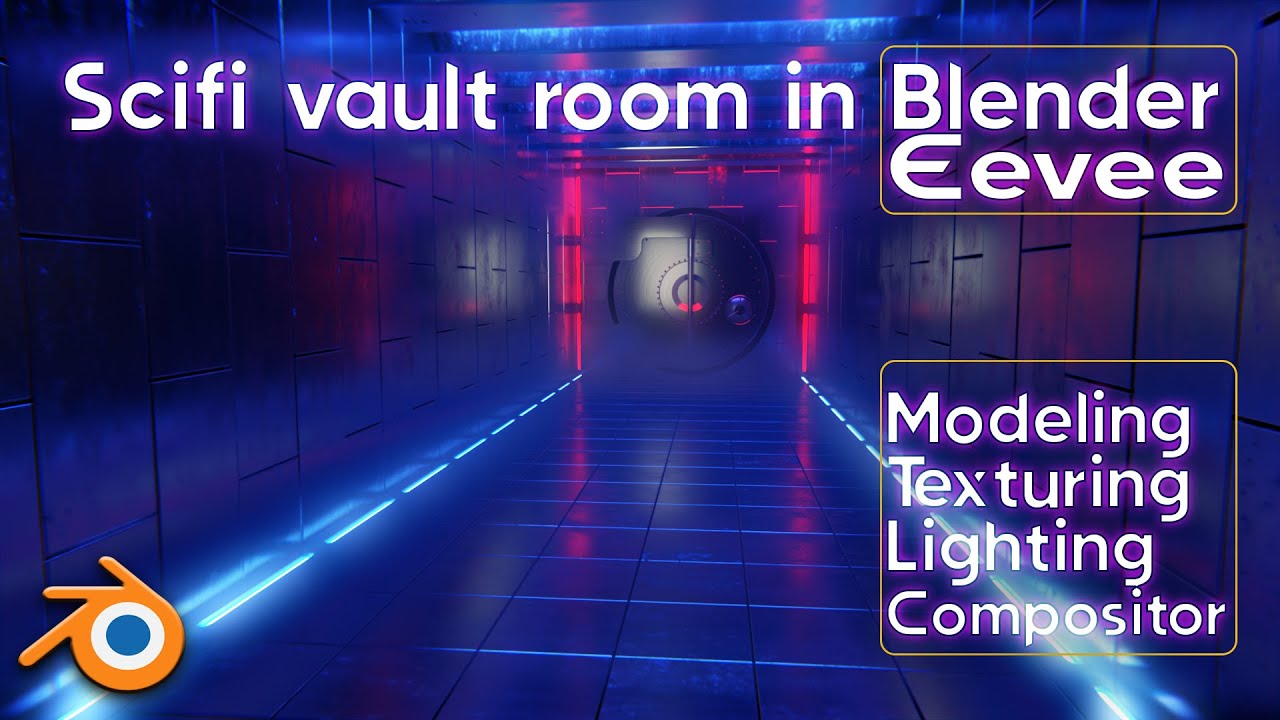 Scifi vault hallway tutorial in Blender Eevee - YouTube