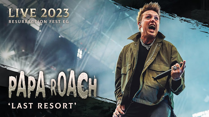Last Resort Live version - Live performance video thumbnail