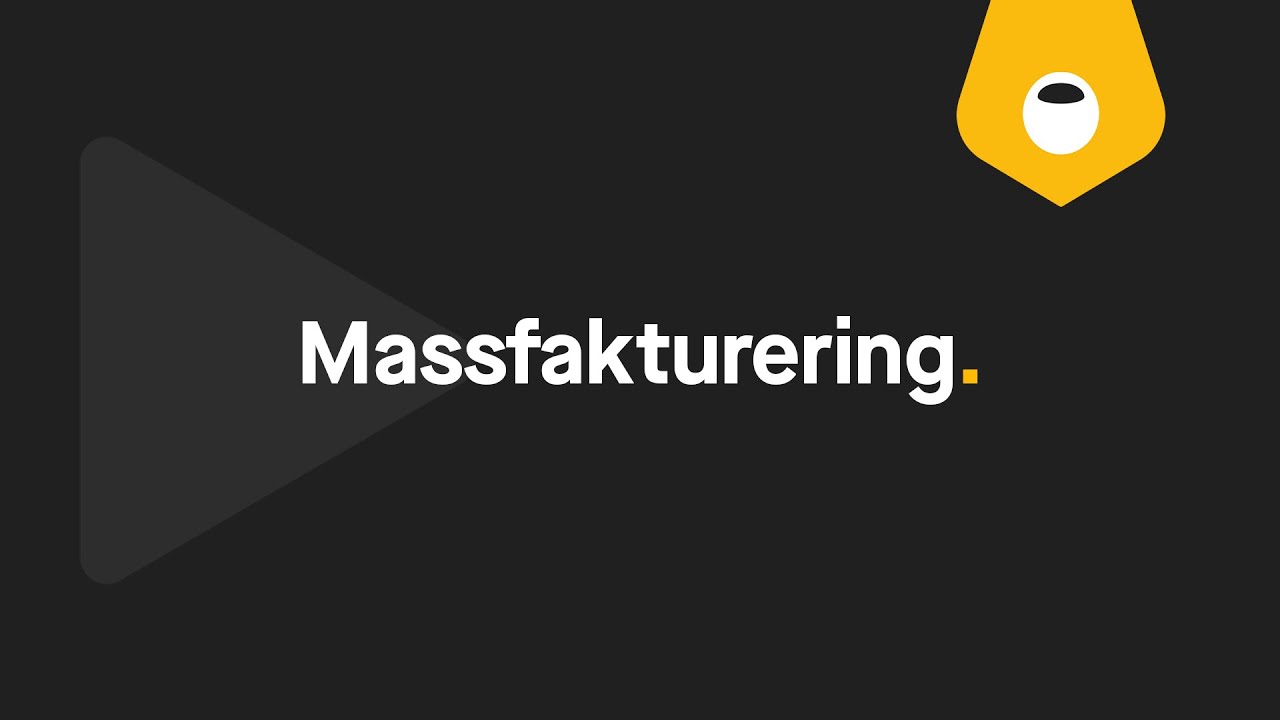 Massfakturering Skapa Faktura Till M nga Kunder Samtidigt YouTube