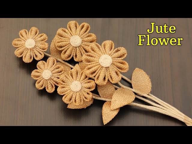 Just Flowers Handmade Burlap Flowers for DIY Craft Making and Home