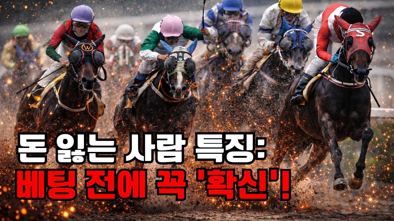 📱경마시즌4 제4강ㅣ"왜 '확실한 승부'는, 항상 기둥뿌리가 뽑혀?