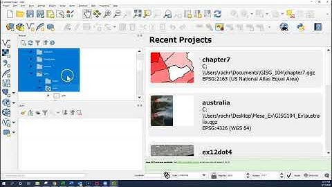 GISG 104: Getting started with QGIS and Lab 5.1
