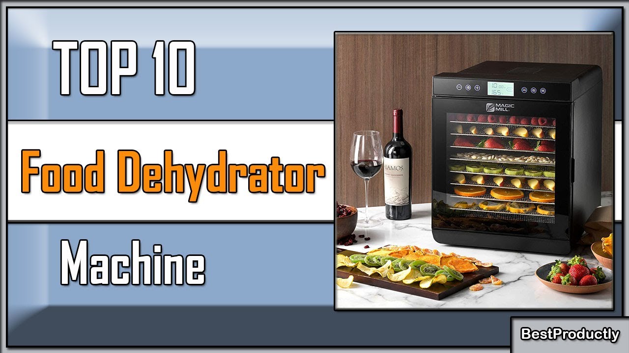  Magic Mill Food Dehydrator Machine, 6 Stainless Steel Trays, Dryer for Jerky, Dog Treats, Herb, Meat, Beef, Fruit