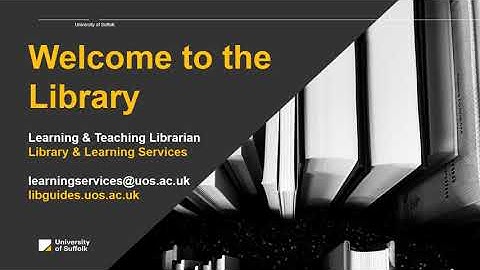 Introduction to Library & Learning Services 22-23