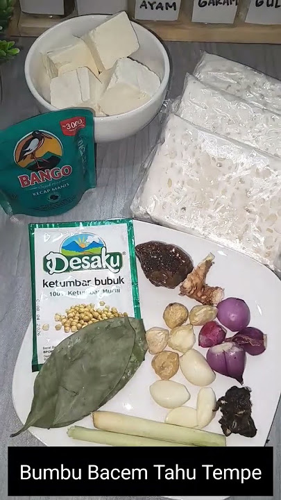 Bumbu Bacem Tahu Tempe yang Sederhana