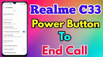 power button to end call in realme c33 | realme c33 power button to end call kaise kare
