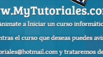 Presentación Oficial de MyTutoriales