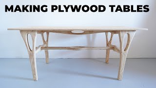 Making Plywood Tables with a CNC