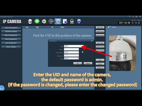 Add camera to the HiP2P client end