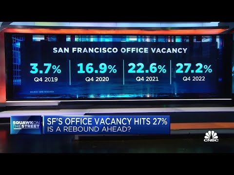 Commercial real estate vacancies in san fransisco are at an all-time high