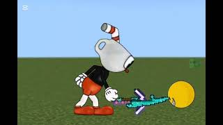 Cuphead vs minecraft mods