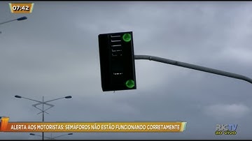 Semáforos da Via Expressa Sul, em Florianópolis, passam por problemas nesta terça-feira