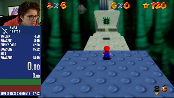 Clint Stevens -  Mario 64 practice, races & teachi...