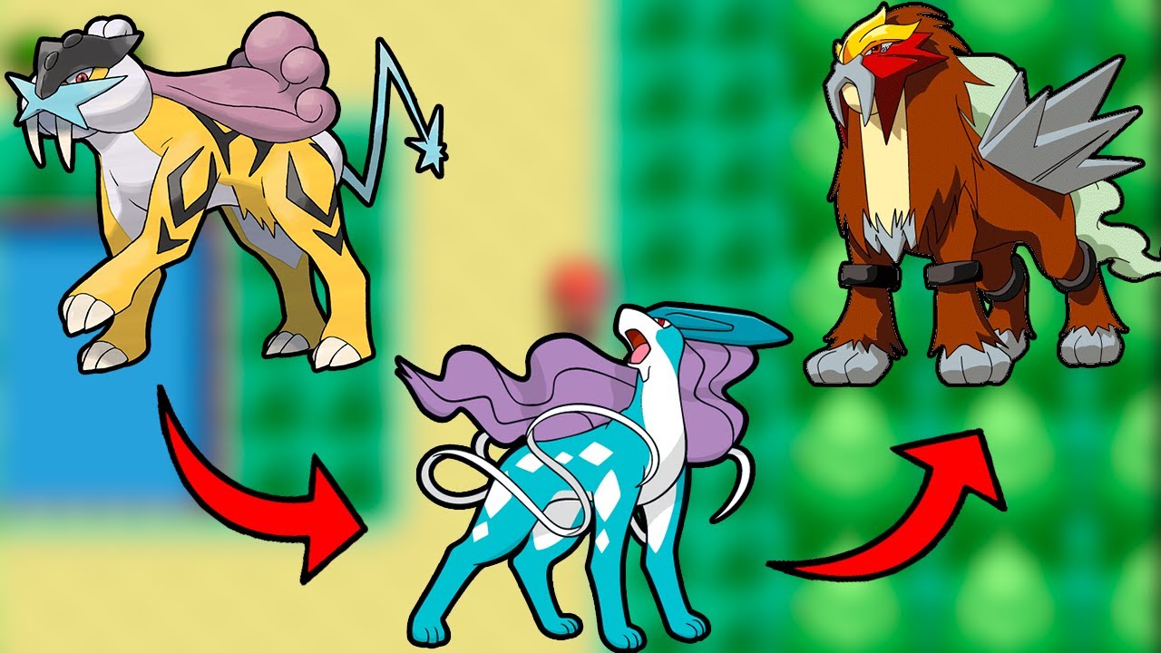 Como Pegar os Cães Lendários [Raikou, Entei, Suicune] No Pokémon