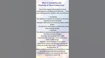 What Is Scalability and Elasticity in Cloud Computing? | The Power of the AWS Cloud ⚙️