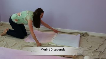 Wallaby Walls Water Activated / Prepasted Wall Installation