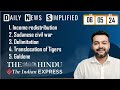 The hindu  the indian express analysis  06 may 2024  daily current affairs  dns  upsc cse