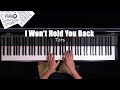笙ェ I Won T Hold You Back Toto Piano Cover 笙ェ I Won T Hold You Back Toto Piano Cover