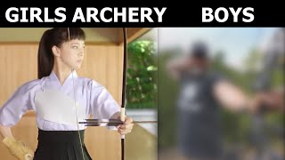 ARCHERY: BOYS vs GIRLS