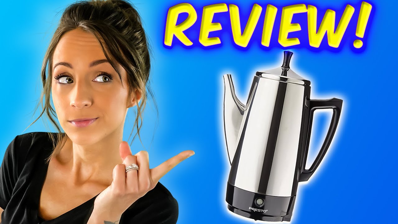 Presto 12-Cup Stainless Steel Coffee Maker Review And Demo 