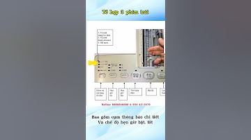 Hướng dẫn sử dụng máy lọc không khí Daikin MCK70 - Đồng hồ vuông