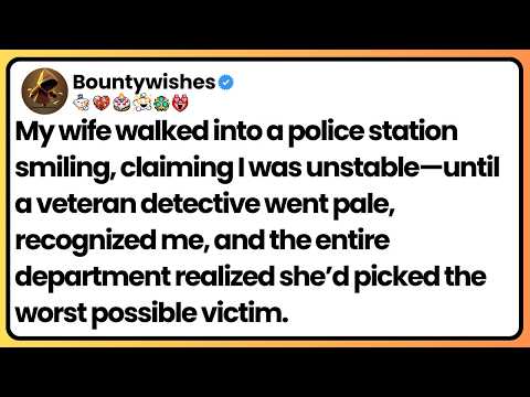 My wife smirked at the station—then the detective went pale when he realized who I was.