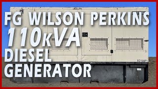 FG Wilson 110kVA Diesel Generator run test | #fgwilson Authorised Dealer #testrun #generators
