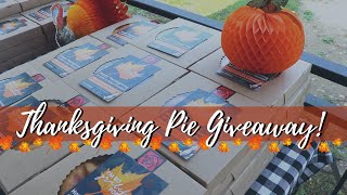 Thanksgiving Pie Giveaway