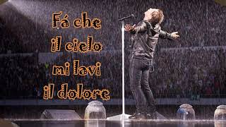 &quot;Let it rain&quot; (lyrics)- Jon Bon Jovi &amp; Luciano Pavarotti