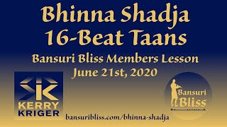 Bhinna Shadja 16 Beat Taans - Bansuri Lesson