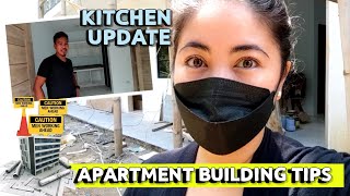 Apartment BUILDING Tips | Kitchen Cabinet Installation | Retired OFW