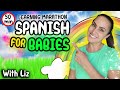 Bilingual baby fun  easy spanish lessons for babies  toddlers fruits veggies  essential skills