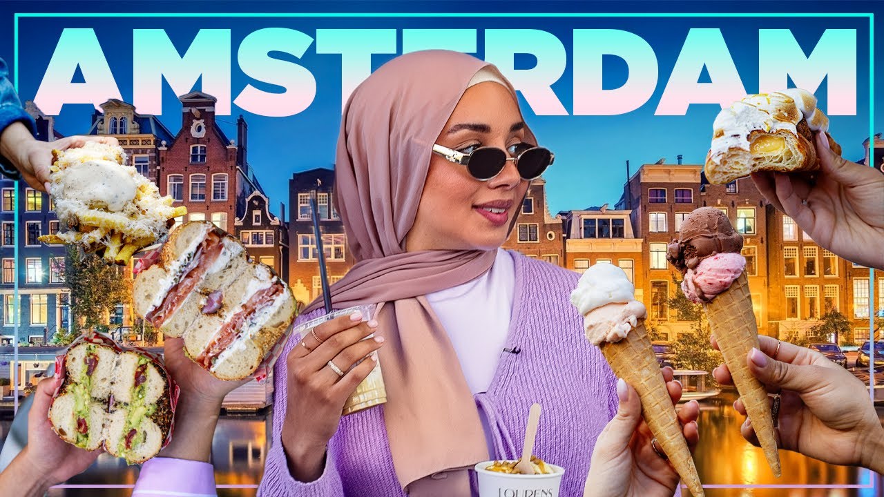 GODASTE MATEN & BAKVERKEN I AMSTERDAM! 🇳🇱|DUBAI CHOKLAD CROISSANT?!