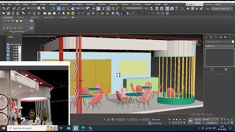 3Dsmax Tutorials, Learn 3D Modeling ,Texturing & Lighting an Exhibition Stall from Scratch in 3dsmax