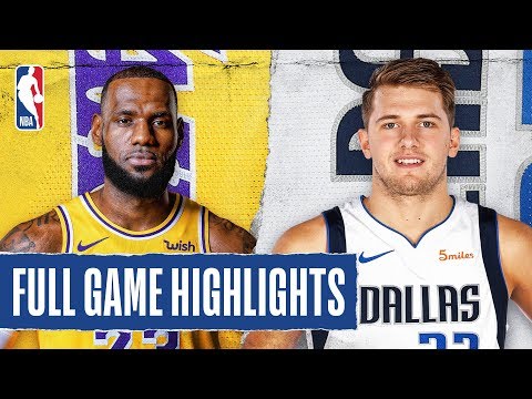 LAKERS at MAVERICKS | FULL GAME HIGHLIGHTS | November 1, 2019