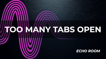 My Brain Has Too Many Tabs Open · Echo Room (Official Lyric Video)