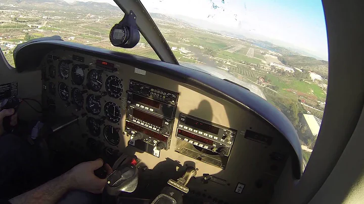 Landing at Megara Airport