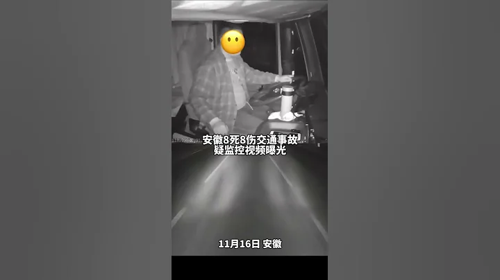 安徽馬鞍山8死8傷交通事故行車記錄儀畫面曝光：貨車以85km/h速度行駛，撞上了前方轉彎的小型客車。#Shorts - 天天要聞