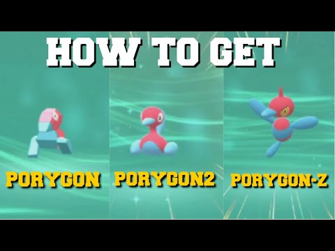 HOW TO GET PORYGON,PORYGON2, & PORYGON-Z IN POKEMON BRILLIANT DIAMOND AND SHINING PEARL GUIDE!