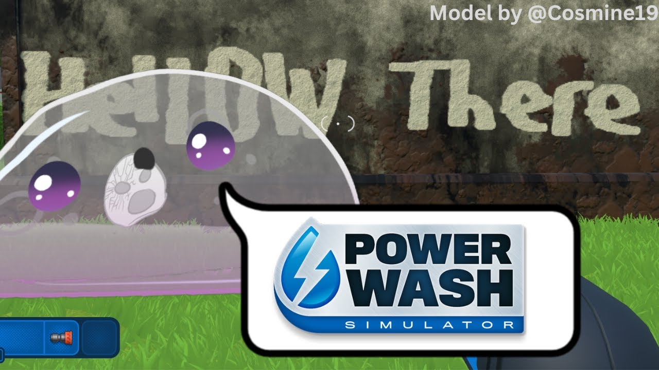 Innocent Slime encounters Powerwasher!?【Cornelius LOW 🤼🛎️】【Powerwash Simulator】