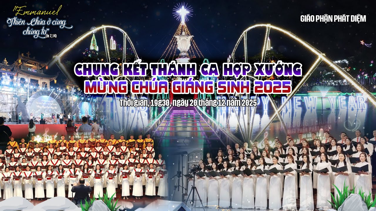 🔴Trực tiếp: Chung kết hợp xướng Thánh Ca- Gp. Phát Diệm 20.12.2025