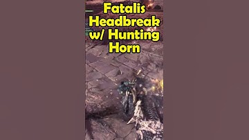 Fatalis Hunting Horn Headbreak in 15 Seconds  #tutorial #gaming #mhwib #shorts