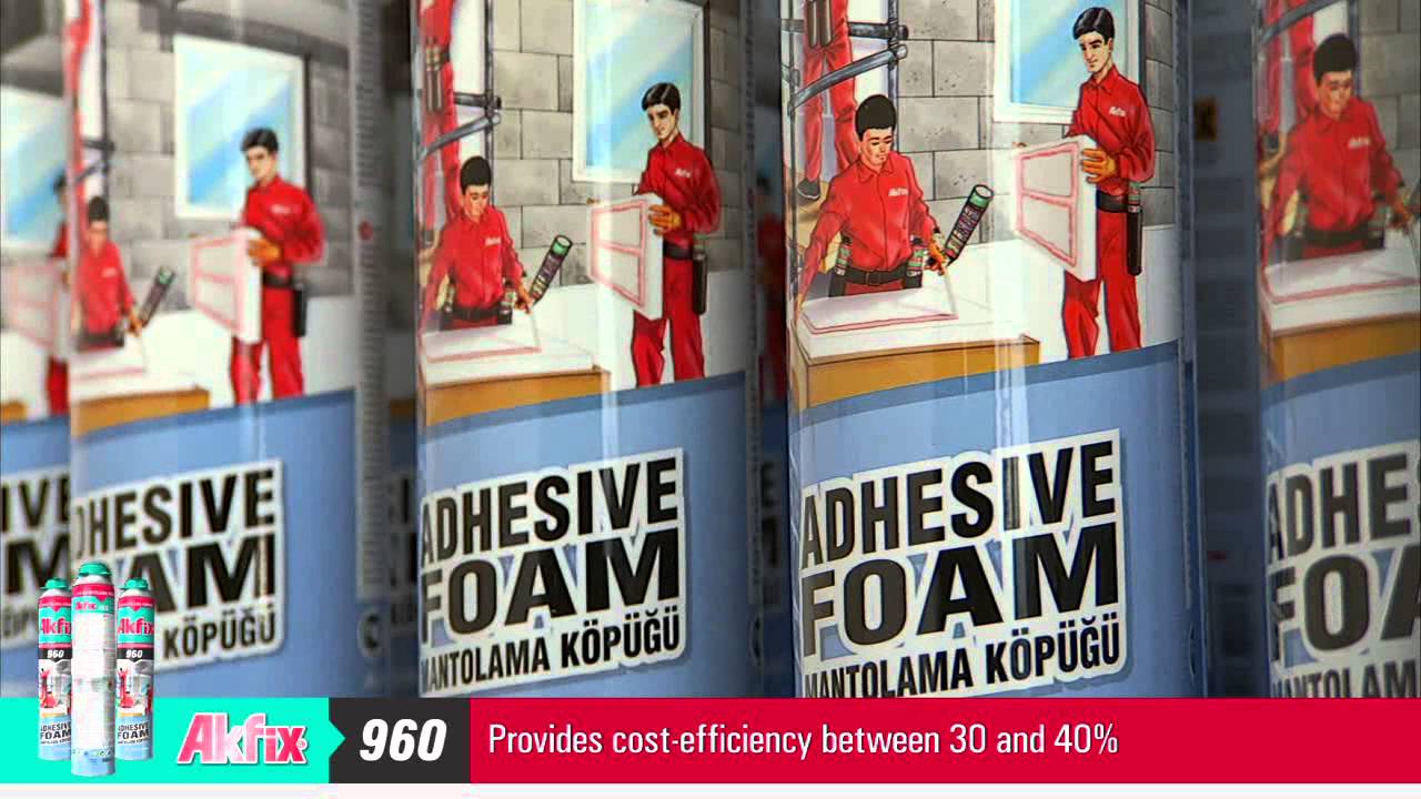 960C Combo Adhesive Pu Foam - Akfix