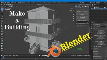 How to use building tools - use of building tools in blender & make a building using it // Few Techs
