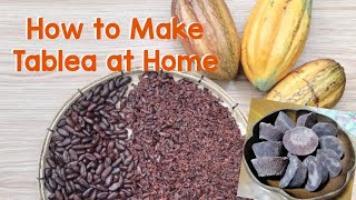 HOW TO MAKE TABLEA from RAW CACAO BEANS | Life in the Philippines at the CountrySide